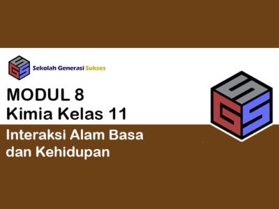 Kelas 11 KIMIA Modul 8 – Interaksi ALam Basa dan Kehidupan